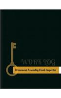 Movement Assembly Final Inspector Work Log: Work Journal, Work Diary, Log - 131 pages, 8.5 x 11 inches(Key Work Logs/Work Log)