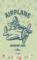 Airplane Coloring Book