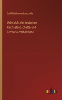 Uebersicht der deutschen Reichsstandschafts- und Territorial-Verhältnisse