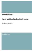 Lese- Und Rechtschreibstörungen