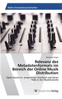 Relevanz des Metadatenformats im Bereich der Online Musik Distribution