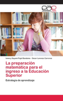 preparación matemática para el ingreso a la Educación Superior