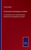 deutschen Ansiedelungen in Rußland