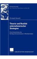 Theorie Und Realität Unternehmerischer Strategien