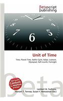 Unit of Time: (English)