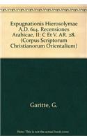 Expugnationis Hierosolymae A.D. 614. Recensiones Arabicae, II: C et V