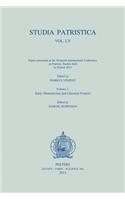 Studia Patristica. Vol. LV - Papers Presented at the Sixteenth International Conference on Patristic Studies Held in Oxford 2011