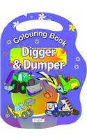 Colouring Book of Digger & Dumper