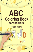 ABC coloring books for toddlers 3 to 5 years