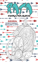 Mandala para colorear - Diseños de animales para aliviar el estrés - Animal - Rata