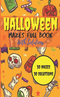 Halloween Mazes Full Book With Solutions
