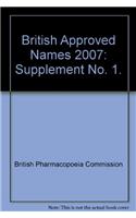 British Approved Names 2007: Supplement No. 1