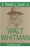 Reader's Guide to Walt Whitman
