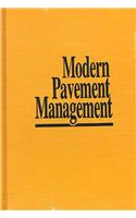 Modern Pavement Management