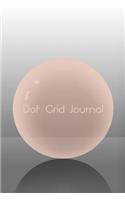 Dot Grid Journal Peach Bubble: Beautiful minimalist style notebook, perfect for bullet points, graphs for social media or business growth, diagrams, knitting or cross stitch patte