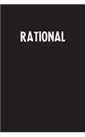 Rational: Simple Blank Lined Notebook Journal