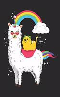 Lama Notebook: Funny Lama Notebook with 120 lined pages / size 6x9 inch