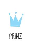 Prinz: Krone Notizbuch mit neutralen blanko Seiten