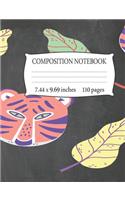 Composition Notebook 7.44 x 9.69 Inches 110 pages