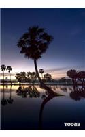 Today: Deluxe journal with palm tree cover - Write positive thoughts each day