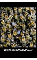 Plan On It 2020 Weekly Calendar Planner - Buzz Buzz Said The Bees: January 2020 thru March 2021 15 Month Year and Date Agenda Notebook