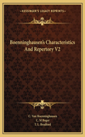 Boenninghausen's Characteristics and Repertory V2