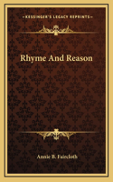 Rhyme And Reason