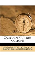 California Citrus Culture