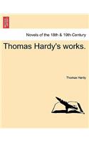 Thomas Hardy's Works.