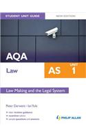 AQA Law AS Student Unit Guide: Unit 1 New Edition                     Law Making and the Legal System