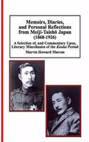 Memoirs, Diaries, and Personal Reflections from Meihi-Taisho Japan (1868-1926)