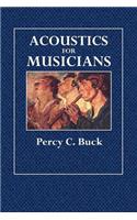 Acoustics for Musicians