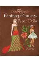 Fantasy Flowers Paper Dolls Dollys and Friends