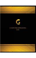 Computer Operators Log (Log Book, Journal - 125 pgs, 8.5 X 11 inches)
