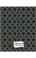 Notebook Line Hexagon Design