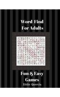 Word Find For Adults Fun & Easy Games