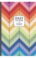 Daily Planner: Rainbow Chevron