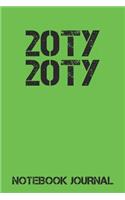 20TY 20TY Notebook Journal