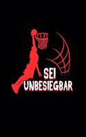 Sei unbesiegbar: A5 Jahresplaner Kalender Wochenplaner Organizer Terminkalender Basketball Manschaft, unbesiegbar, Sport, Ball, Basketballer Planer - Geschenkidee fü