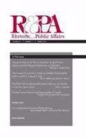 Rhetoric & Public Affairs 22, No. 1
