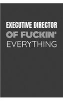 Executive Director of Fuckin Everything: EXECUTIVE DIRECTOR TV/flim prodcution crew appreciation gift. Fun gift for your production office and crew