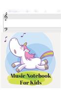 Music Notebook For Kids