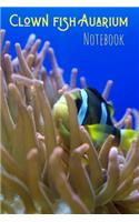 Clown Fish Aquarium Notebook: Customized Compact Saltwater Aquarium Care Logging Book, Thoroughly Formatted, Great For Tracking & Scheduling Routine Maintenance, Including Water 