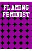 Flaming Feminist: Blank Ukelele Tab Notebook 6"x9" 120 Pages