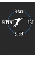 Fence Eat Sleep Repeat