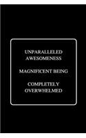 Unparalleled Awesomeness Magnificent Being Completely Overwhelmed