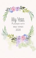 My Year Planner with Bible Verses 2020