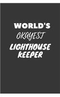 Lighthouse Keeper Notebook: Lined Journal, 120 Pages, 6 x 9, Funny Dream Job, Starting New Career Gag Gift Journal Matte Finish