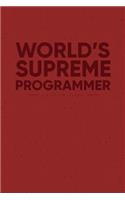 World's Supreme Programmer