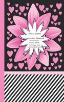 Story Journal Composition Notebook Draw & Write Half College Ruled Lines Half Blank Space